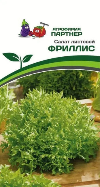 Салат листовой Фриллис, 15 шт семян