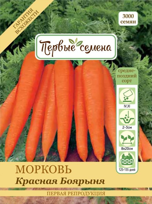 Морковь Красная Боярыня