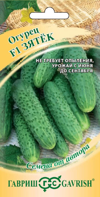 Огурец Зятек F1, 10 шт семян