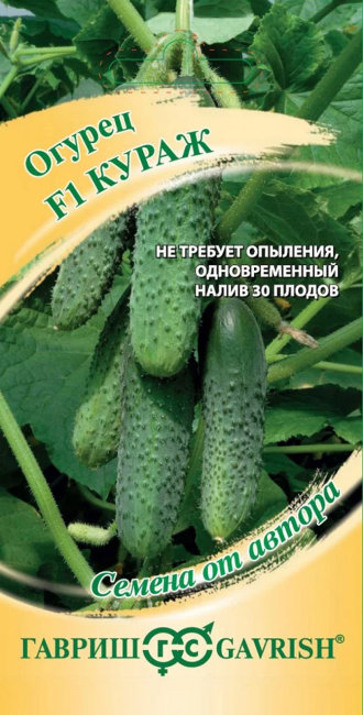 Огурец Кураж F1, 10 шт семян