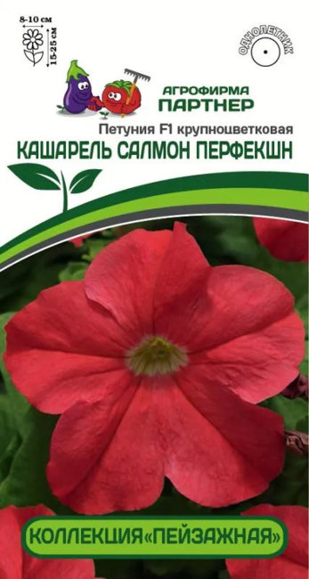 Петуния крупноцветковая Кашарель Салмон Перфекшн F1, 10 шт семян
