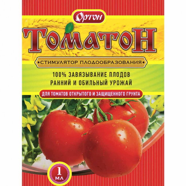 Стимулятор плодообразования для томатов Томатон (Ортон), 1 мл