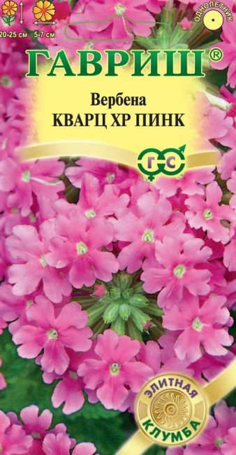 Вербена Кварц XP Пинк, 4 шт семян