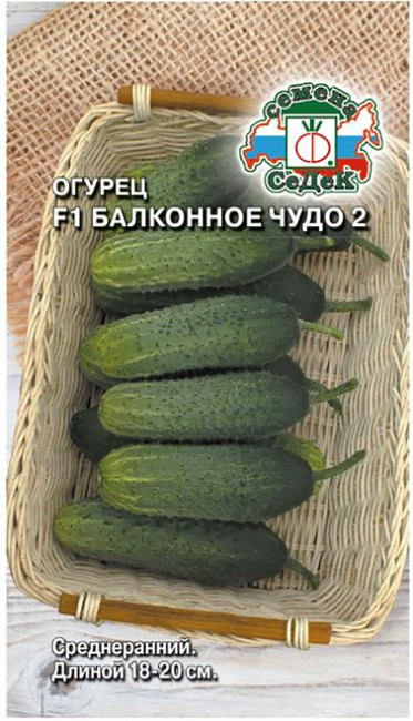 Огурец Балконное Чудо 2 F1, 0.2 г