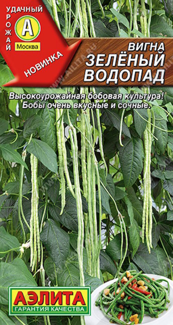 Вигна Зеленый водопад, 5 шт семян