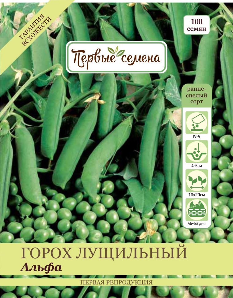 Купить семена Горох лущильный Альфа в магазине Первые Семена по цене 31 руб.