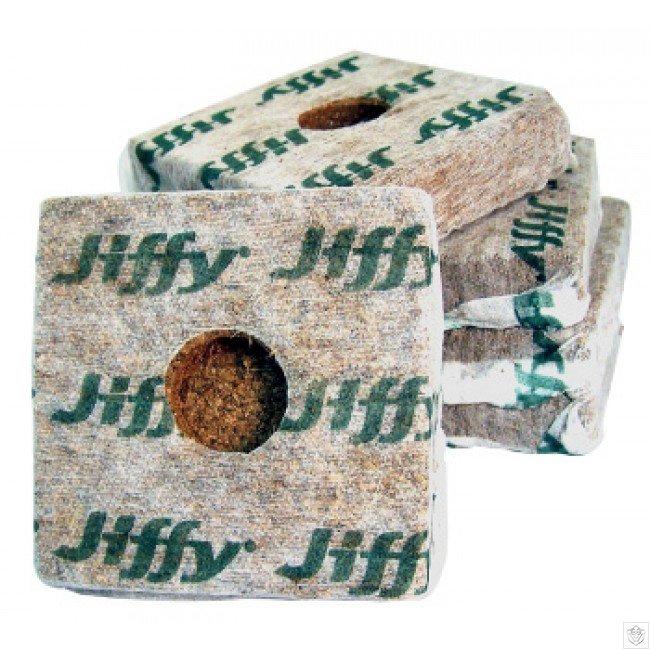 Брикет из кокосового волокна Jiffy Growblock (80х80 мм), 5 шт