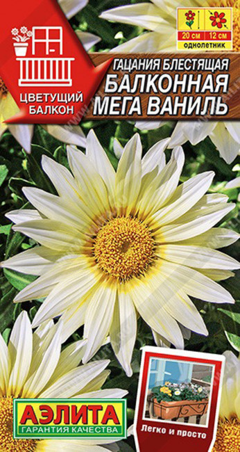 Гацания Балконная мега ваниль, 4 шт семян