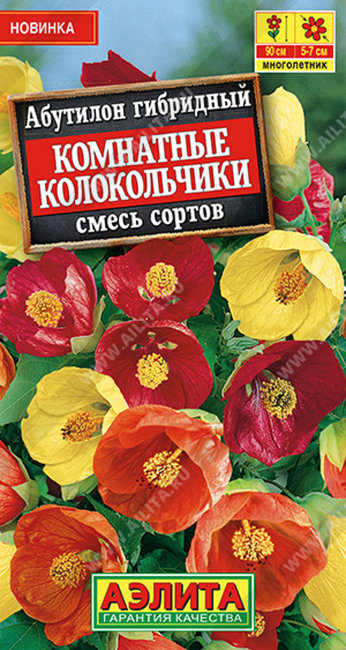 Абутилон Комнатные колокольчики, смесь, 15 шт семян