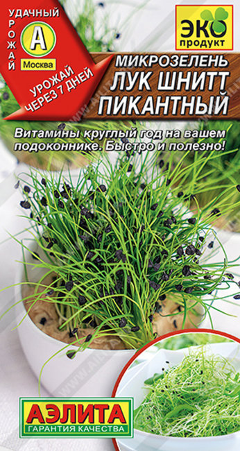 Микрозелень Лук шнитт Пикантный, 2 г
